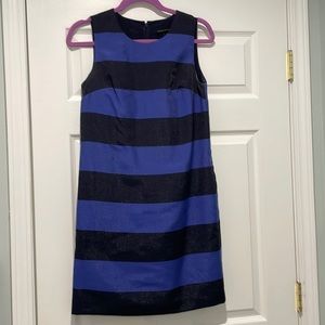 Banana Republic Striped Shimmer Shift Dress